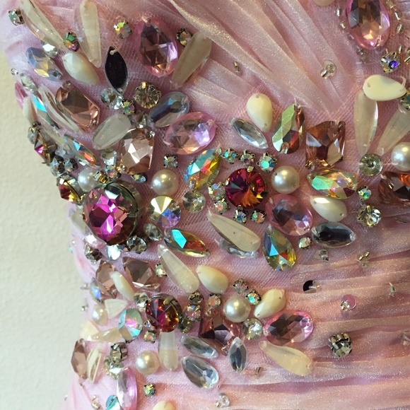 Tony Bowls Le Gala Ice Drop Waist Prom Dress - Picture 4 of 6